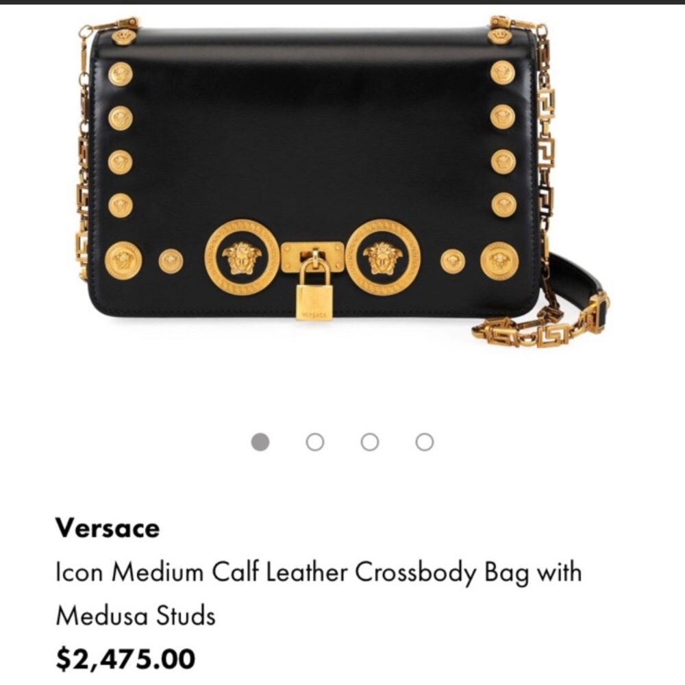 Authentic Versace icon bag medium
